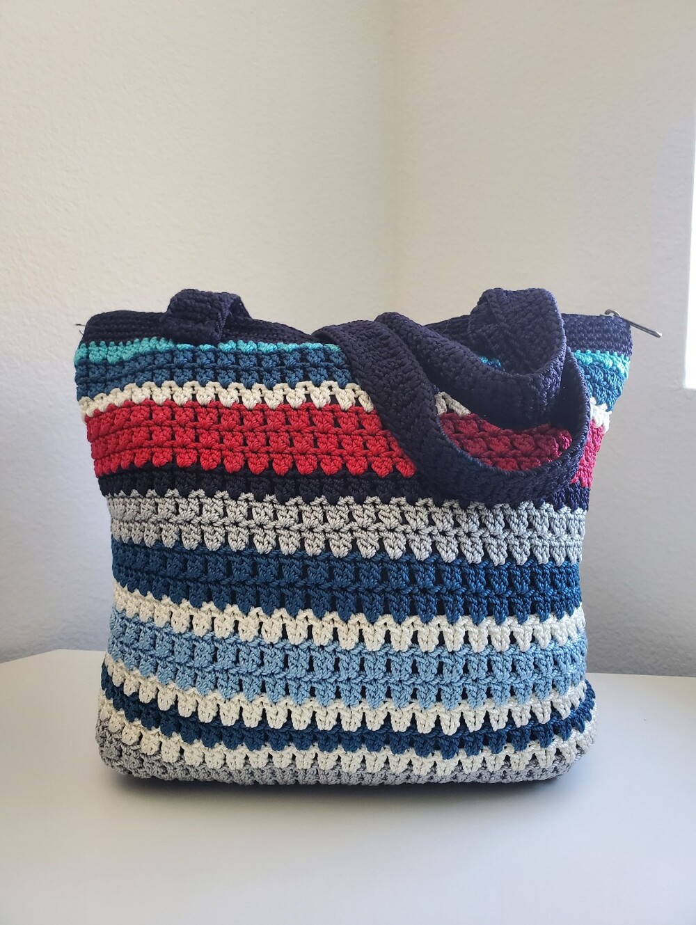 The SAK Stripe Knit Handbag